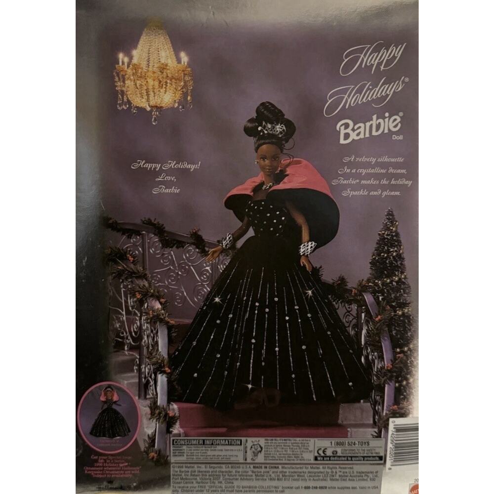 NIB 1998 Happy Hollidays Barbie Special Edition Doll !! African-American - Picture 2 of 3